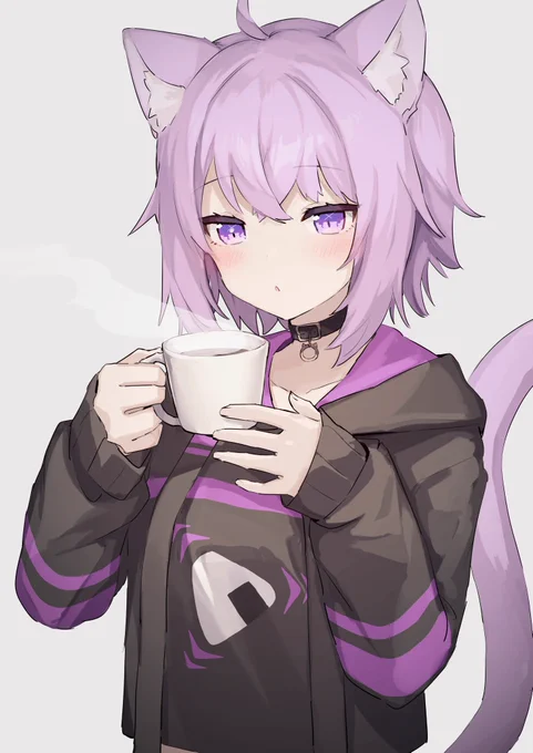 49日目 猫又おかゆ
#100日チャレンジ
#絵かゆ 