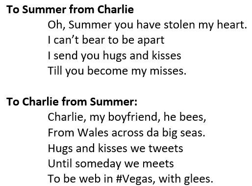 SunneeSummer's tweet photo. Poems dat we shared. @welshcav #RememberingCC https://t.co/BY5TEHNzes