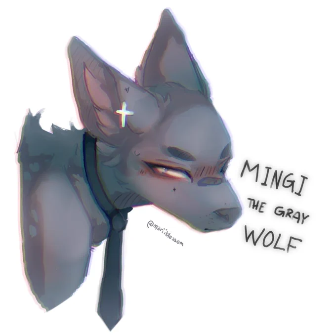 another doodle from today 🐺💕 