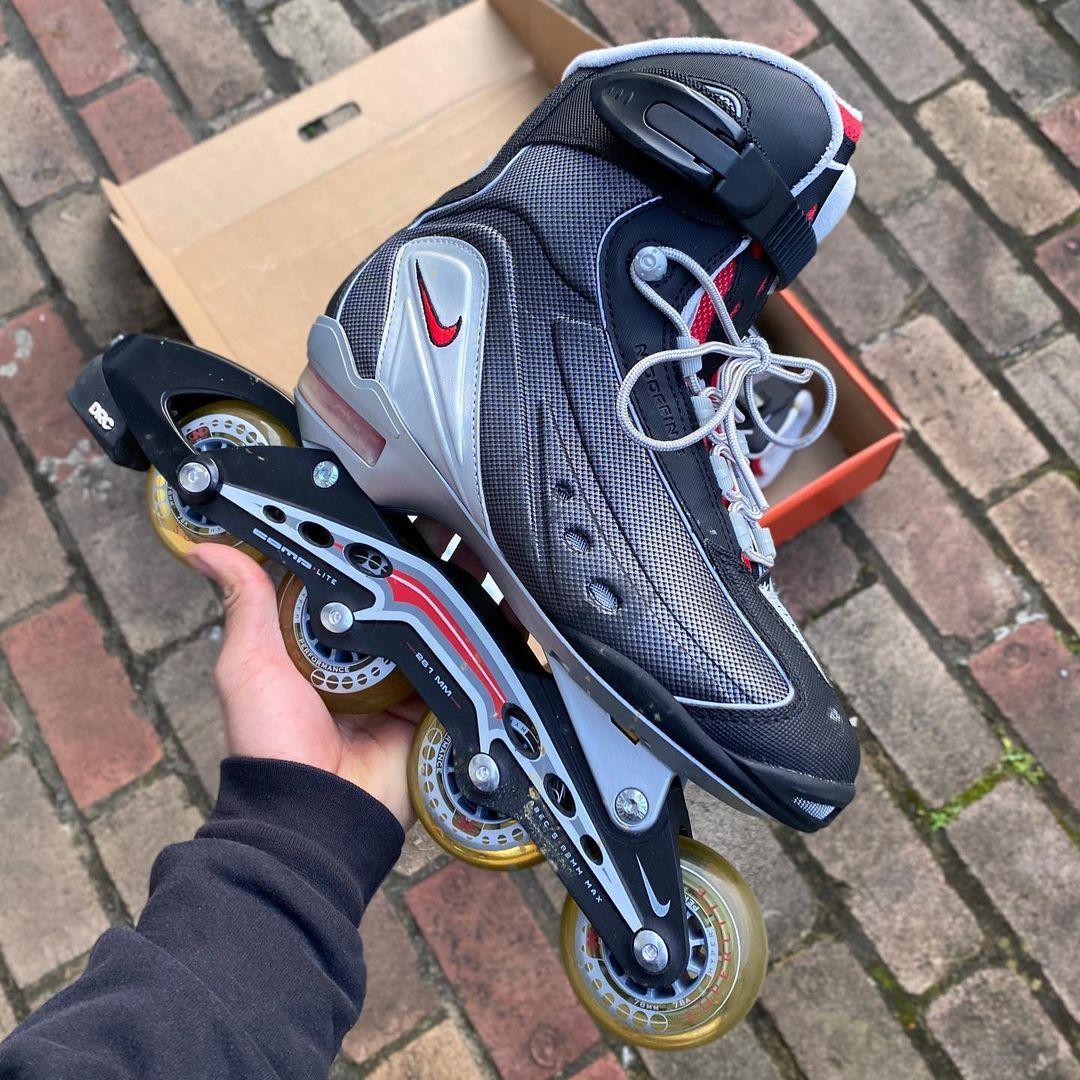 Sneaker Freaker "Who had a set of the Nike Air N-Dorfin 4 Inline Skates circa Y2K?⁠ 📸: nikeverydayevenonsunday (Instagram) https://t.co/sc2PxVuTCS" / Twitter