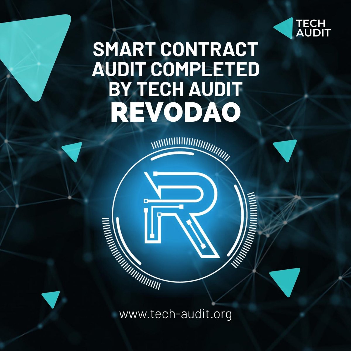 Hey there dear community members! REVODAO (<a href="/RevodaoF/">RevoDAO.NYAN</a>) is audited and listed, check the report by link below

Projects website 🌐:
rvdfinance.com

Audit link:
github.com/Tech-Audit/Sma…

More info:
tech-audit.org