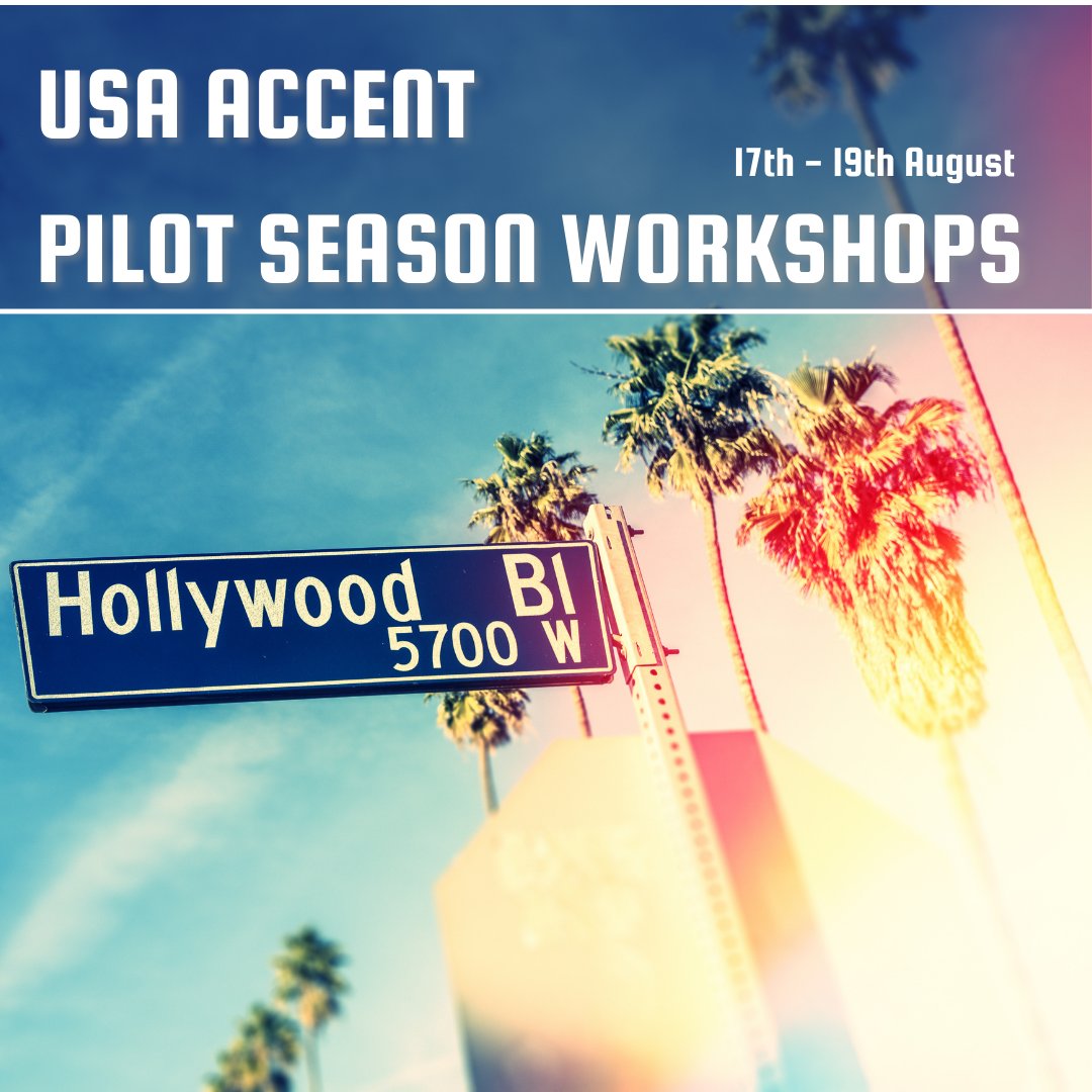 ScreenActingUK's tweet photo. Three day course includes a full day’s introduction to the general American accent followed by a detailed, workshops in preparing for pilot season auditions and self-tapes.
#ISSA #screenactinguk https://t.co/tJX0VLAoZr