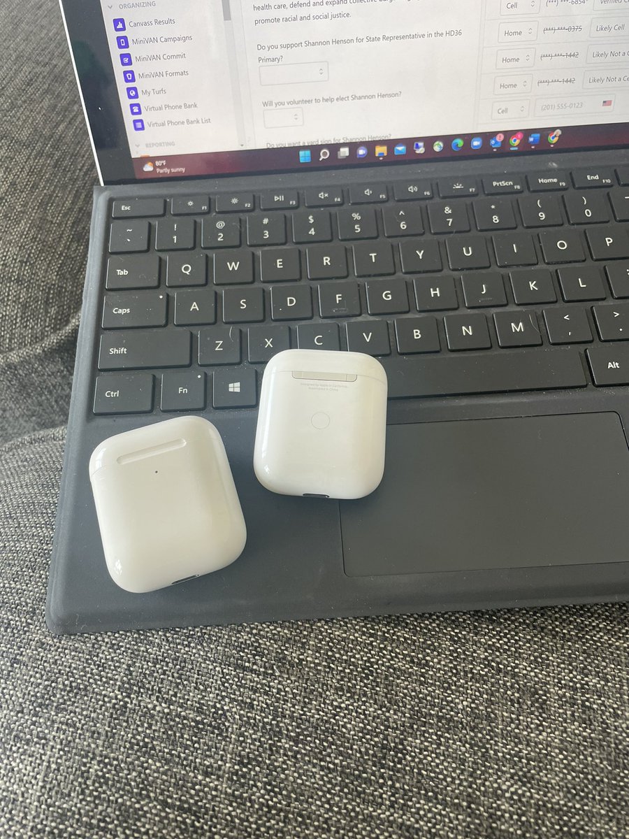 I have two because I lost (and then found) my original pair, but it sure comes in handy for endless phone calls to voters!