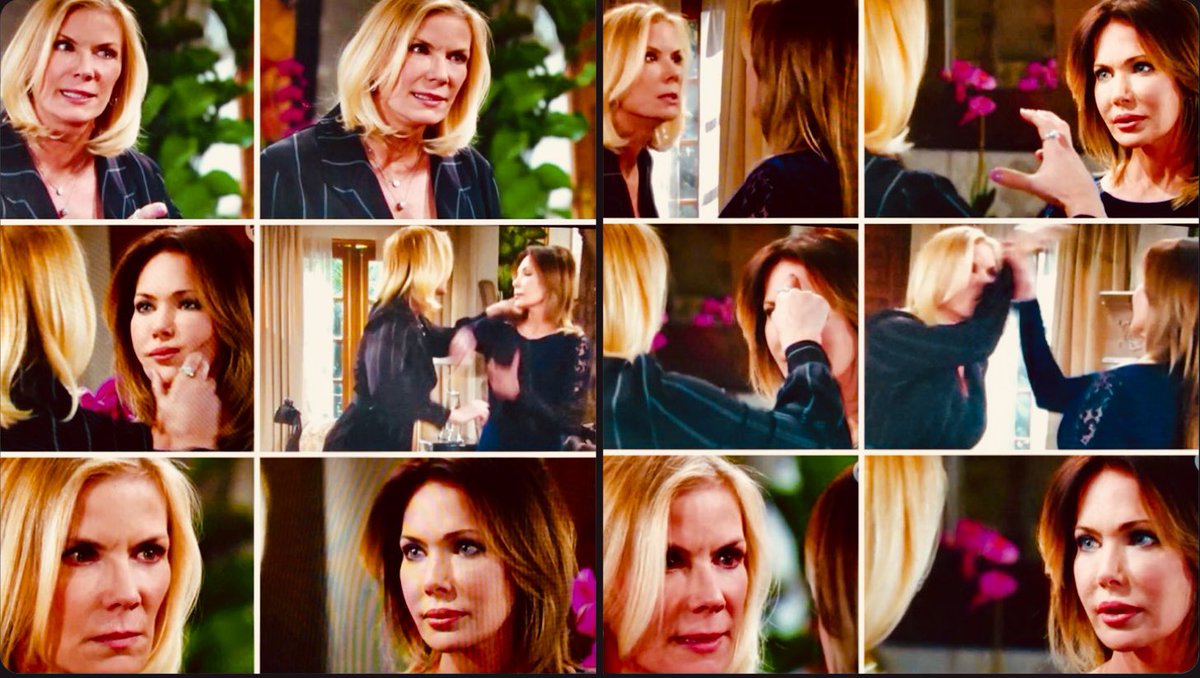 CtheHuntress's tweet image. KKL SID interview from 2019 and her take on those scenes with HT (Taylor) B&B, “ I loved getting to push (Taylor) in the forehead” says Lang…🎬🤬those scenes were awful, disrespectful 🫣