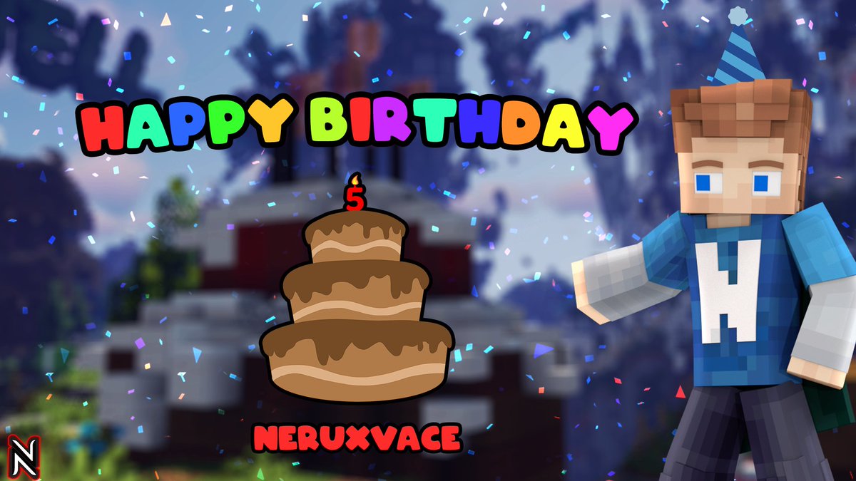 🎊 WIR FEIERN GEBURTSTAG 🎊

Heute vor 5 Jahren entstand NeruxVace.net und das möchten wir mit euch gemeinsam feiern! ❤️ 

Heute erwarten euch neben einem Livestream um 18 Uhr auf Twitch noch einige andere spannende Dinge! 😍

Alle Infos:
🔗: nrxvc.link/birthday