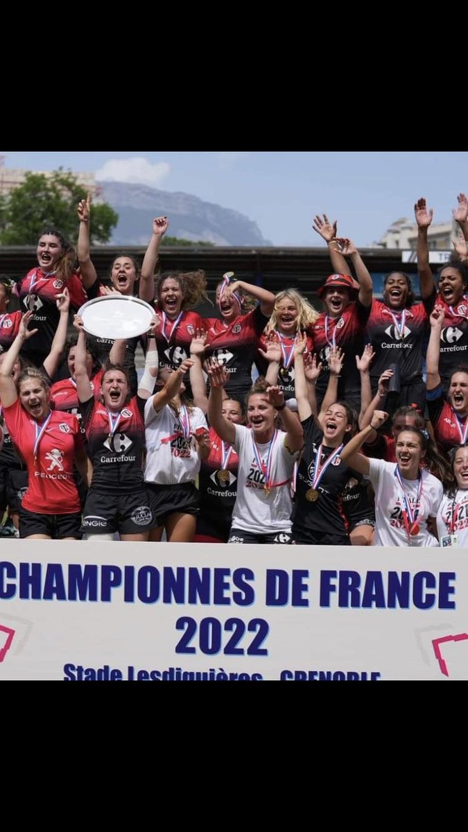 Félicitations ⁦@STFeminin⁩ championnes de France 🇫🇷 !  Victorieuses face à nos voisines de Blagnac. 16 a 10 ! ⁦<a href="/ENGIEgroup/">ENGIE</a>⁩ partenaire ! Un grand bravo a l’ensemble du groupe!