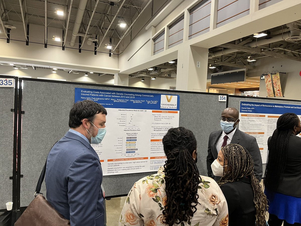 What are the costs of genetic counseling? <a href="/nana_add0/">Nana Addo Padi-Adjirackor, MPH</a> knows…#ARM22