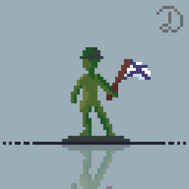 Toy Soldier for a #Commission 
#pixelart #gamedev #commissionsopen #digitalart