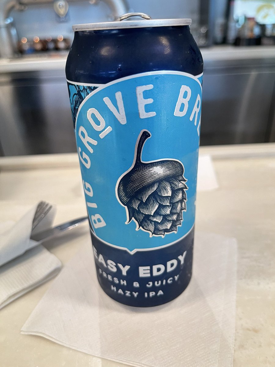 JoeBLarsen's tweet photo. Headed to #Charlotte today. This is my flight juice! @BigGroveBrewery #easyeddy https://t.co/lvbGBUIROF