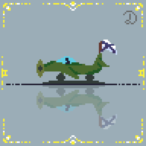 Toy fighter plane.
#pixelart #gamedev #commissionsopen #digitalart #indiedev