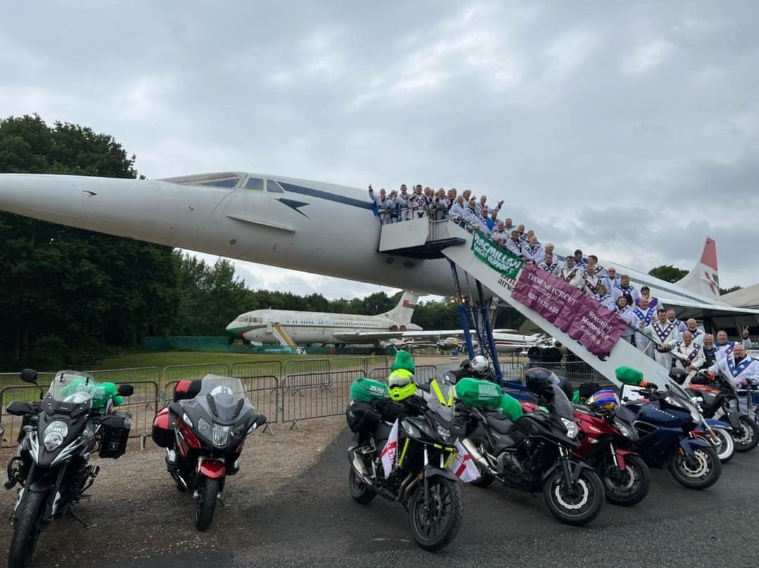 evelknievel's tweet image. A superb stop at Brooklands for all our amazing Evels with special guest Stereophonics Richard Jones.
Over £28,000 +Gift Aid currently raised on this event for Macmillan Cancer Support 💚🏍
justgiving.com/capitals2022