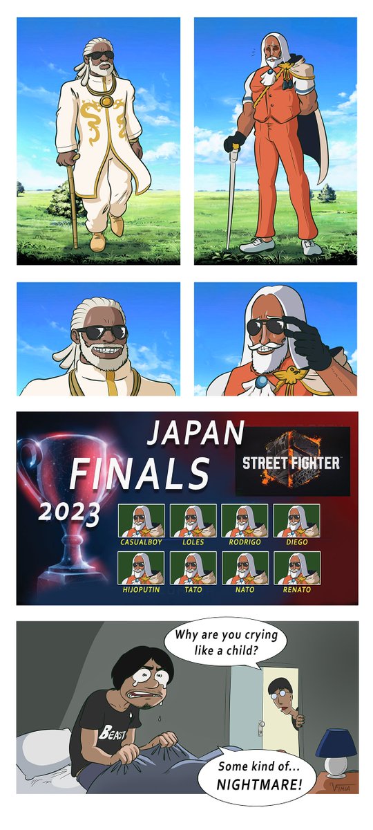 Street fighter 6 was announced, and I find one of the characters... I don't know... similar in some way?
#StreetFighter 
#StreetFighter6 #SF6 #StreetFighterV #SFV #fanart #TEKKEN