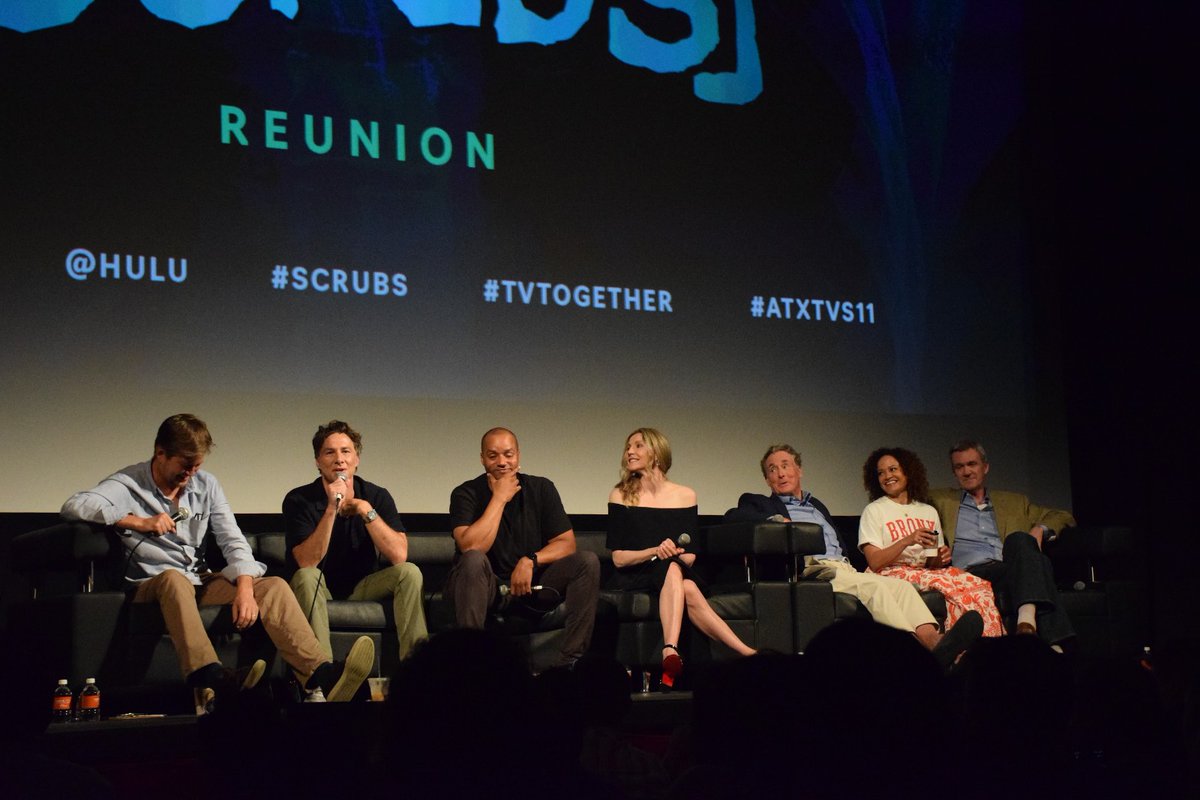 #Scrubs #ATXTVs11 #ScrubsReunion @VDOOZER @zachbraff @donald_faison @sarahchalke @JohnCMcGinley @itisIjudyreyes #NeilFlynn