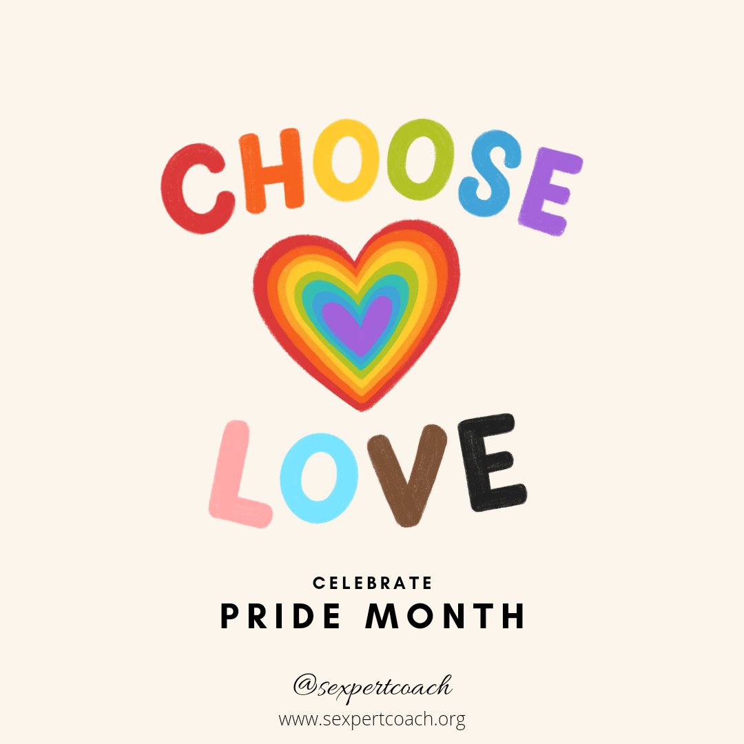 CELEBRATE ALL LOVE ❤️ #pride🌈 #LoveWins #pridemonth #pride #pridemonth2022 #sexpertcoach #loveislove #LoveforAll  #makelovenotwar #lovecoach #sexcoach #relationshipcoach #relationshipgoals #allyouneedislove #chooselove #chooselove
