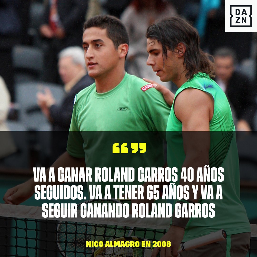 DAZN_ES's tweet photo. ✅ Nico Almagro lo sabía todo, Rafa Nadal 😅 https://t.co/68P64HZ5wY