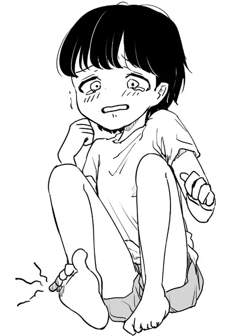 足の小指ぶつけたとこまだ変色してるから記念(?)に落書き描いた 