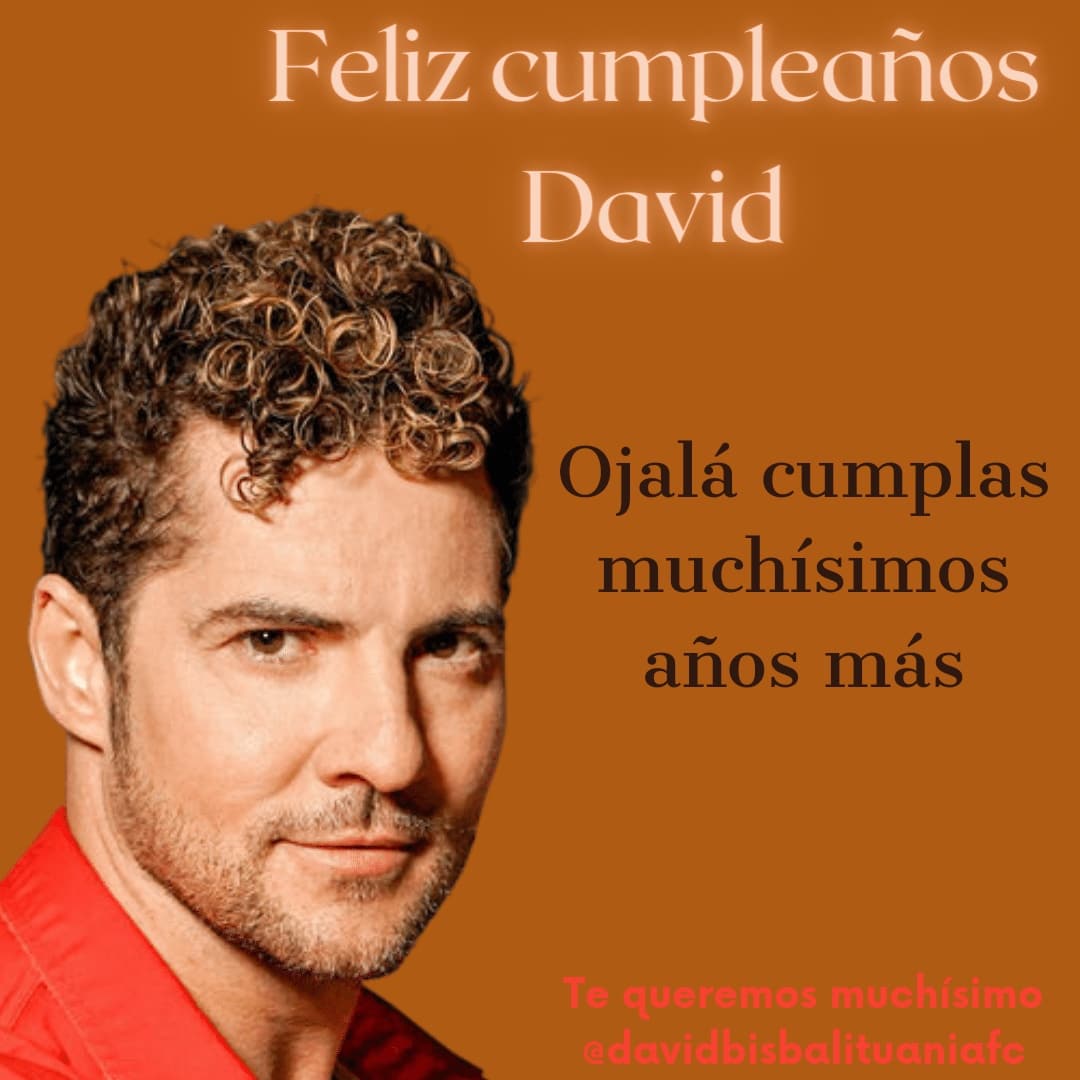 DavidBisbalLTU's tweet photo. @davidbisbal  #Felices43 #FelizCumple https://t.co/OOngc5rBNU