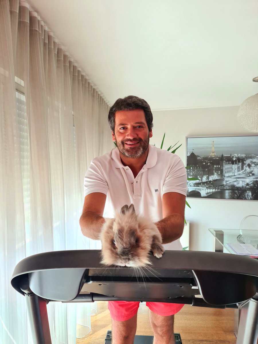 AndreCVentura's tweet photo. A Ac��cia quis fugir ao treino de domingo na passadeira, mas não podia ser 🥰 https://t.co/zsWNAa5Y2s