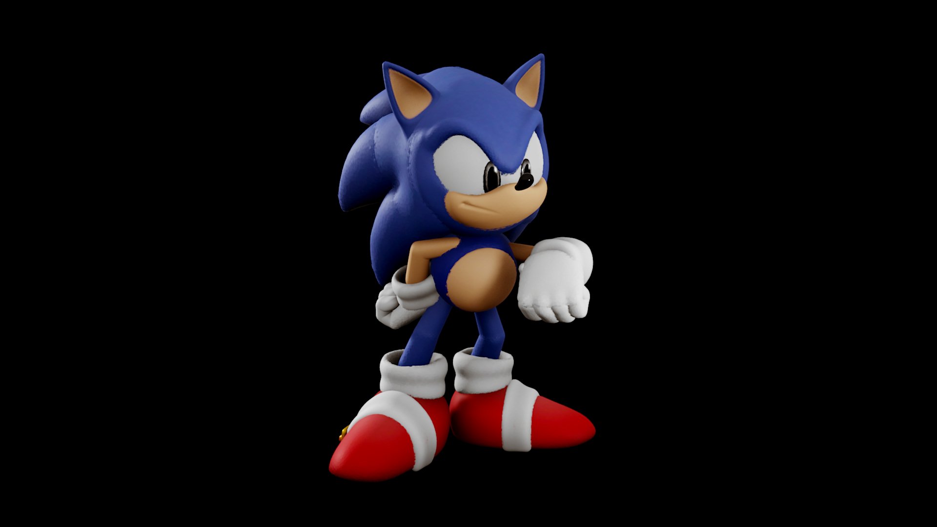 Classic Sonic 3D model 