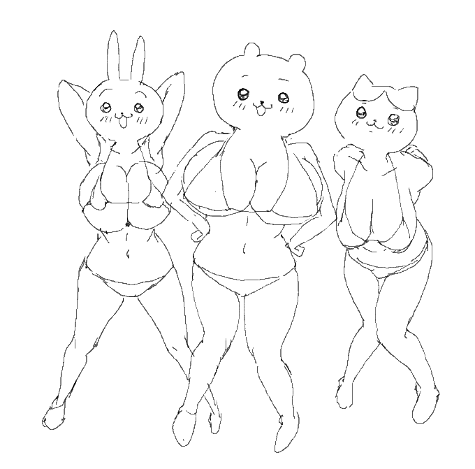 【ネタ絵注意】ムチムチちいかわ。つまり、ムチかわ? 