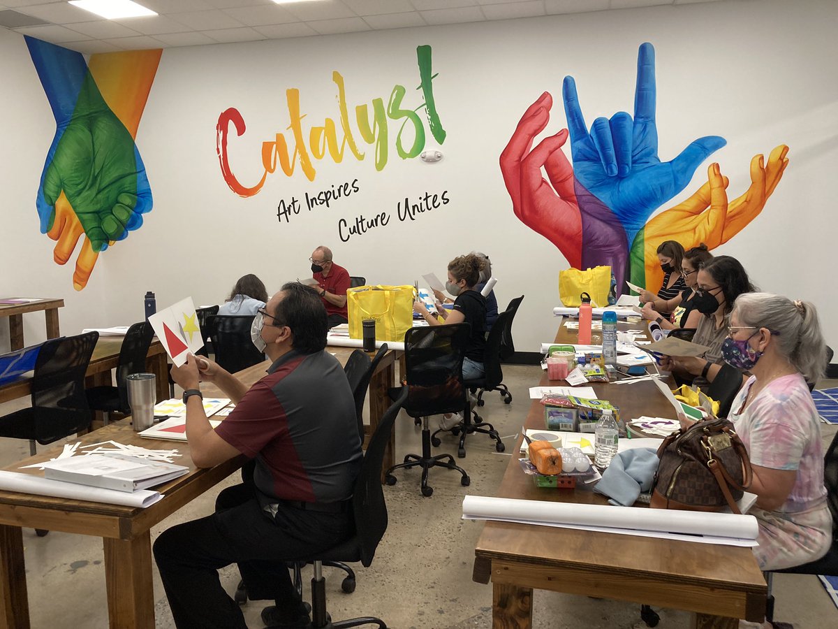 STEMAZingST's tweet image. Another great #TangibleCoding #STEMAZing workshop facilitated remotely by @STEMskull for @tucsonunified Summer School teachers at #SAACA’s @TucsonCatalyst in the Tucson Mall. Join her June 14-16 for 3-days of this and more and lots of loot. More info here: stemazing.org/register/