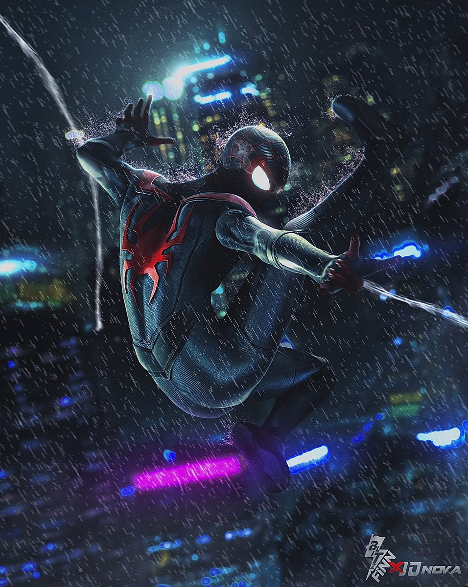 iamblitzfinn's tweet photo. Miles 🖤❤️ | Collab w/ @JdNova_ 

#SpiderMan #MilesMorales #Marvel https://t.co/BS9NZyRmnG