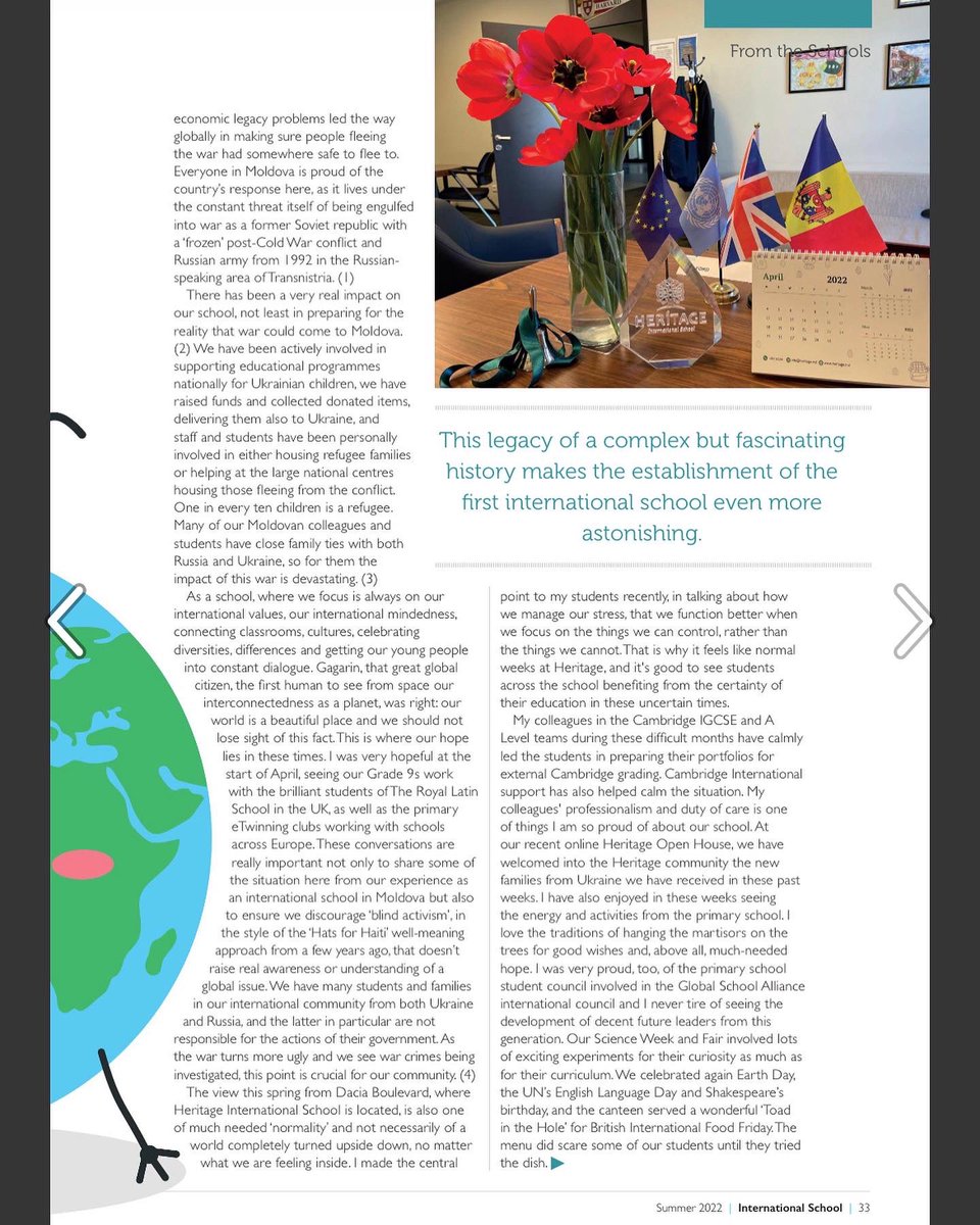 Heritage International School-Moldova, Europe tweet media