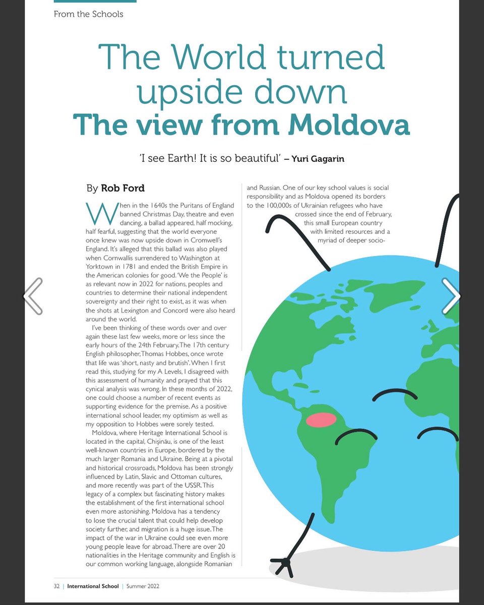 Heritage International School-Moldova, Europe tweet media