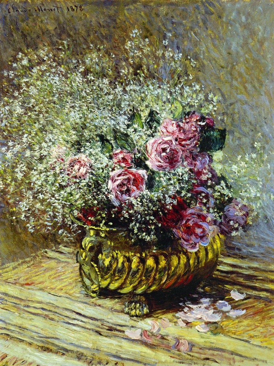 Arteymas_'s tweet photo. Flores en una maceta, 1878, Jean Claude Monet https://t.co/YogS7Kklnx