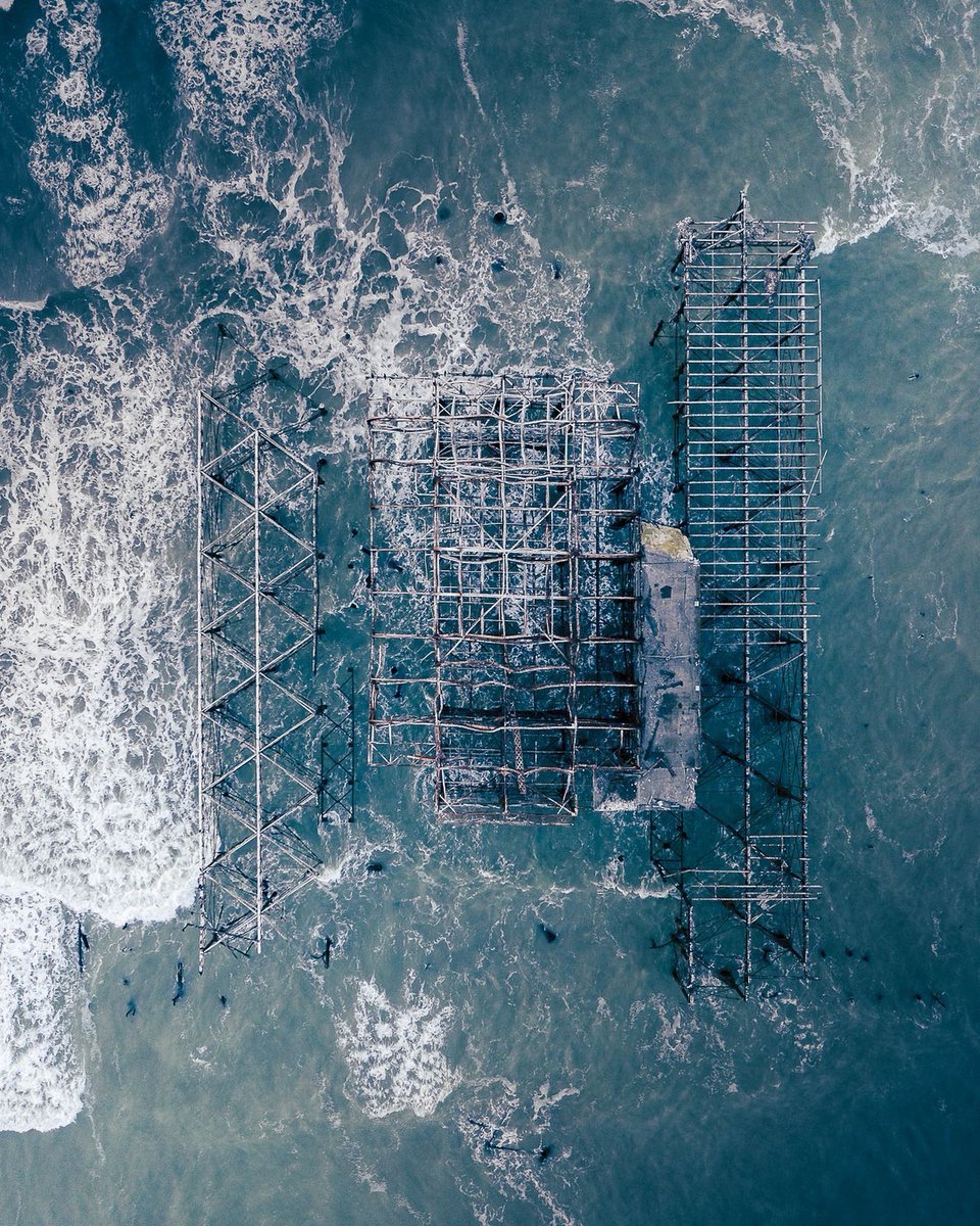 Man made, claimed by nature, decorated by seagulls…
@__jamieogorman__ what a beautiful shot.