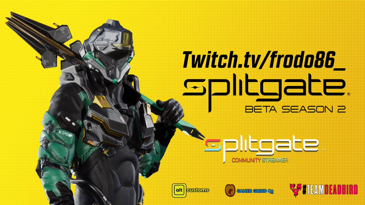 Frodo86_'s tweet photo. 🔴LIVE NOW🔴

Gate Splitting Time on @Splitgate Season 2 is here, Let's grind some Ranked again, All welcome to play 

Splitgate Friend Code: WNGUMINI

Come Join the Chat have a laugh with us 

#TEAMDEADBIRD #ForTheFlame🔥
#SplitgateCommunityStreamer

https://t.co/o7KfZpErCN https://t.co/RMbYRu9AEg