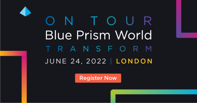 jason_burton's tweet photo. This June, join us at #BluePrismWorld On Tour London! Register now to hear incredible stories, learn how to transform your business with #automation, and network with your peers! 👇 https://t.co/b6IaqyMB4z https://t.co/nhkLi0DSNA https://t.co/Pt0u1ZC0uF