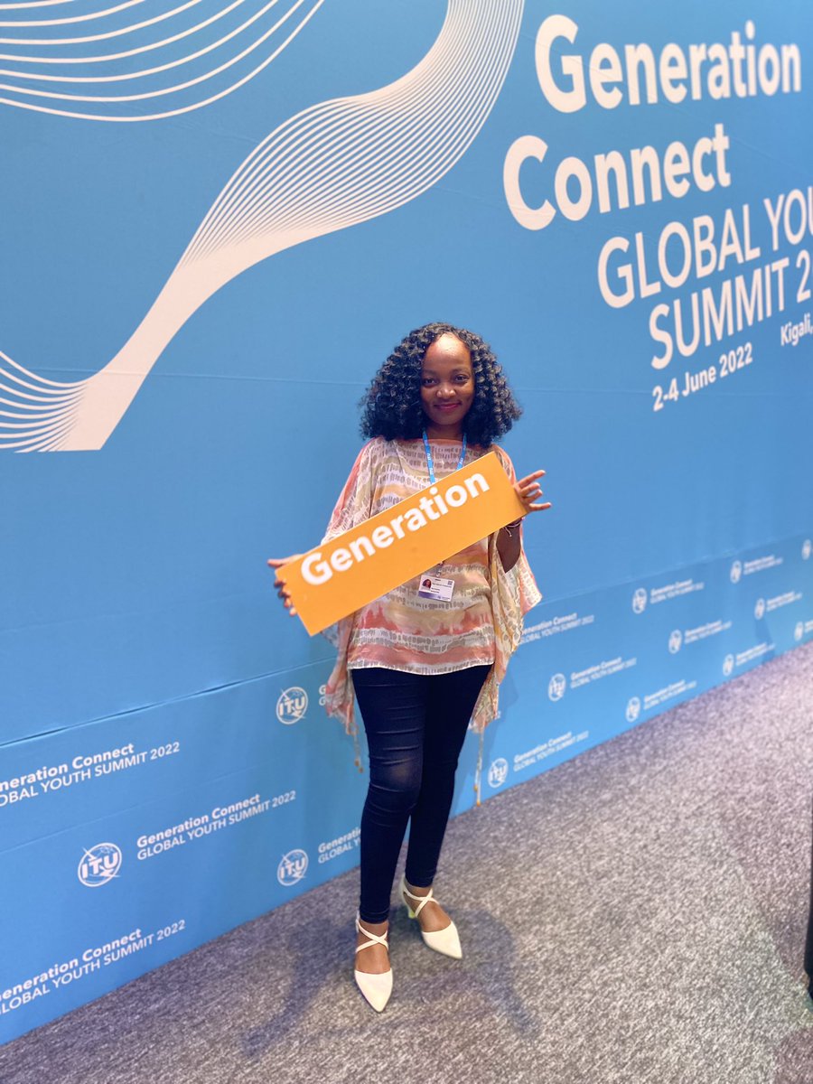 As a technology enthusiast I was delighted to represent my country 🇹🇿 in the Generation Connect Global youth Summit  in Rwanda. 
The aim was to achieve meaningful youth engagement, consultation, collaboration, empowerment, participation and calls for action.
#GenerationConnect