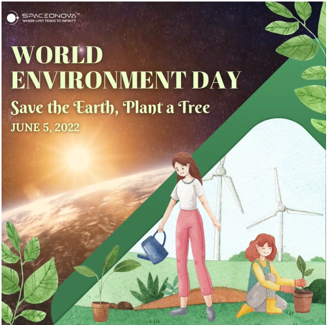 spaceonova's tweet photo. Let's celebrate World Environment Day .Earth, home to billions of species. Since the beginning,served humanity. Increasing population and different activities contribute to global warming and climate change which threaten Earth's existence.
Everyone must safeguard their dwelling! https://t.co/K4AOrODh0K