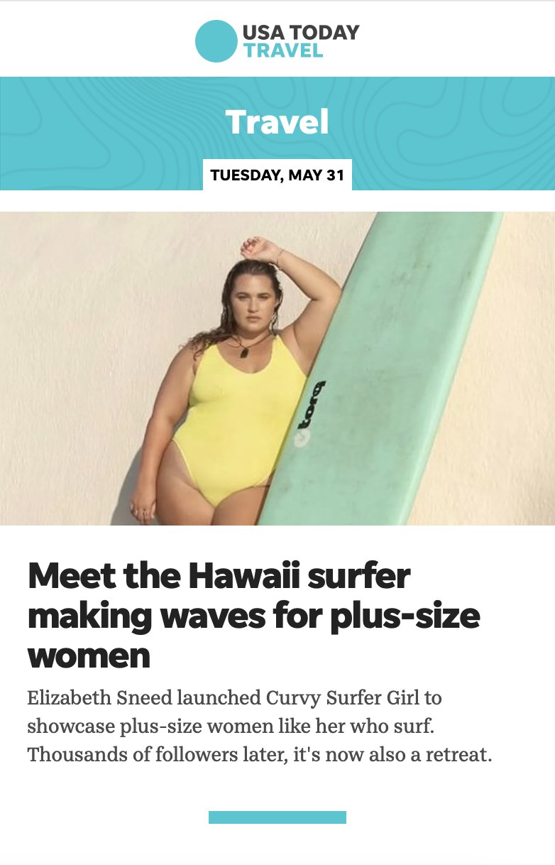 This Hawaii surfer is making waves for plus-size women