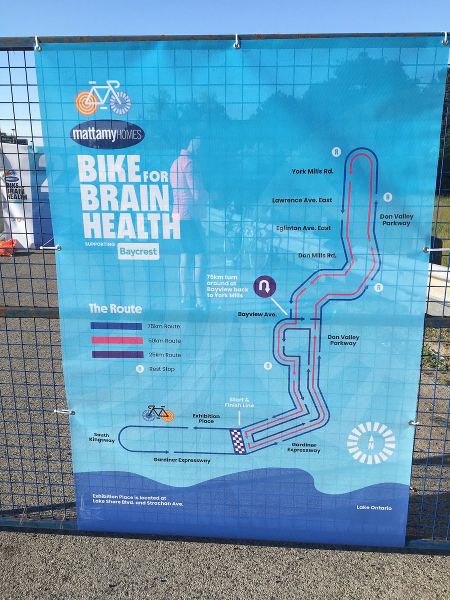 The first ever <a href="/Baycrest/">Baycrest</a> #Rideforbrainhealth is on now! The DVP is closed from the Gardiner Expressway up to York Mills! Routes from 25 to 75kms! #baycrest #cycledvp #digitaledu