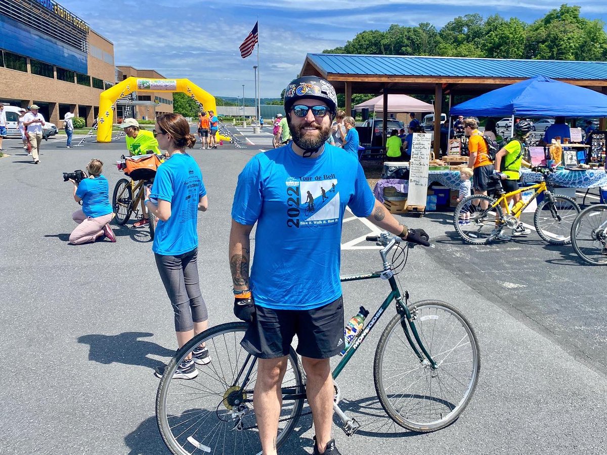 TheOutdoorProf's tweet photo. It was a perfect morning for the 20 miles on the Tour de Belt. 🚴 https://t.co/289gredxGr