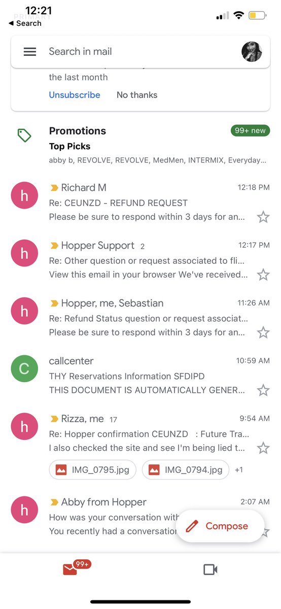 cheskababyyyyyy's tweet image. When I have reached out to @hopper multiple times about my credit and they refuse to assist me. Great job with scamming customers  #dontusehopper