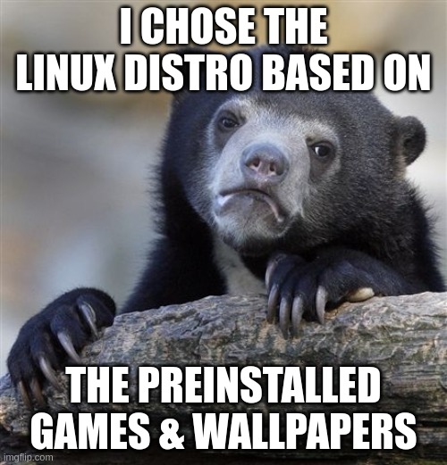 new linux user be like