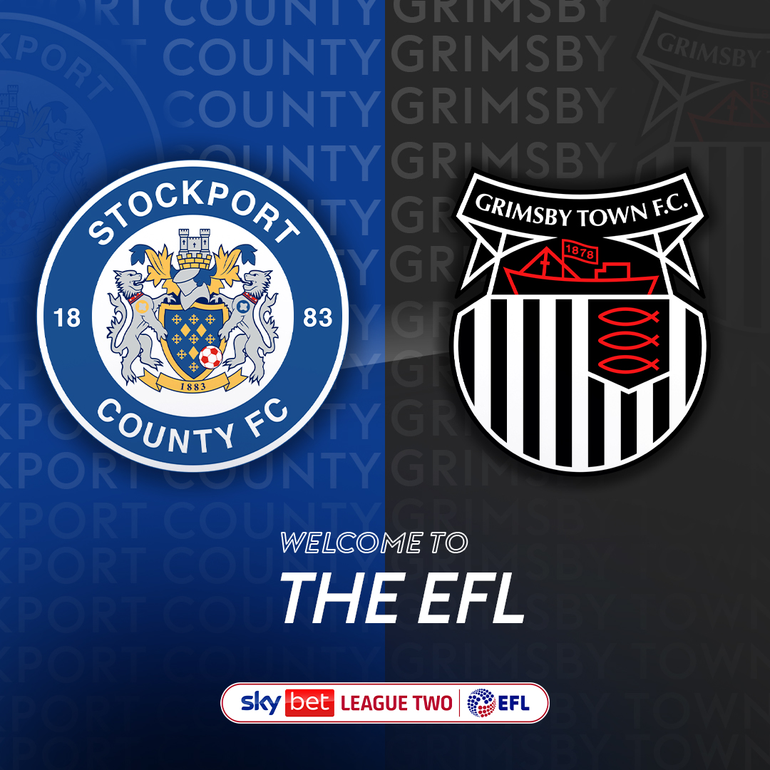 7⃣1⃣ <a href="/StockportCounty/">Stockport County</a> 
7⃣2⃣ <a href="/officialgtfc/">Grimsby Town F.C.</a>

Two historic clubs return to the big time 👏

The 2022/23 Sky Bet <a href="/EFL/">EFL</a> line-up is complete 💯⚽️