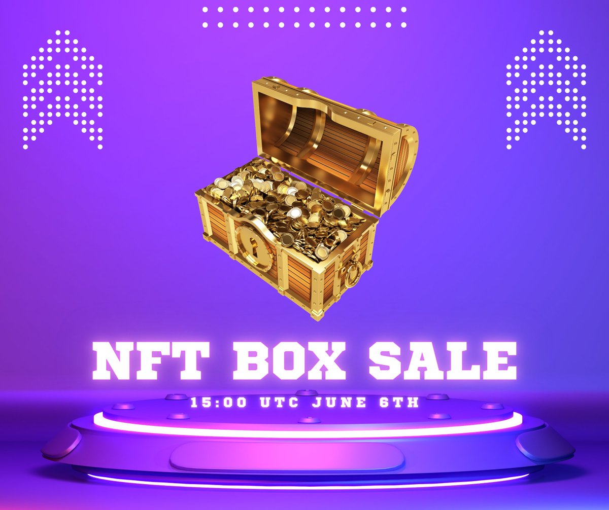 🌟 NFT BOX SALE DETAILS 🌟 ✅Box price: 80000 RD2E ✅Amount: 1000 Boxes ✅First Come First Serve Basis ⏳Date: 15:00 UTC June 6th #MoveToEarn #Move2Earn #STEPN #Ride2Earn #M2E #RideToEarn