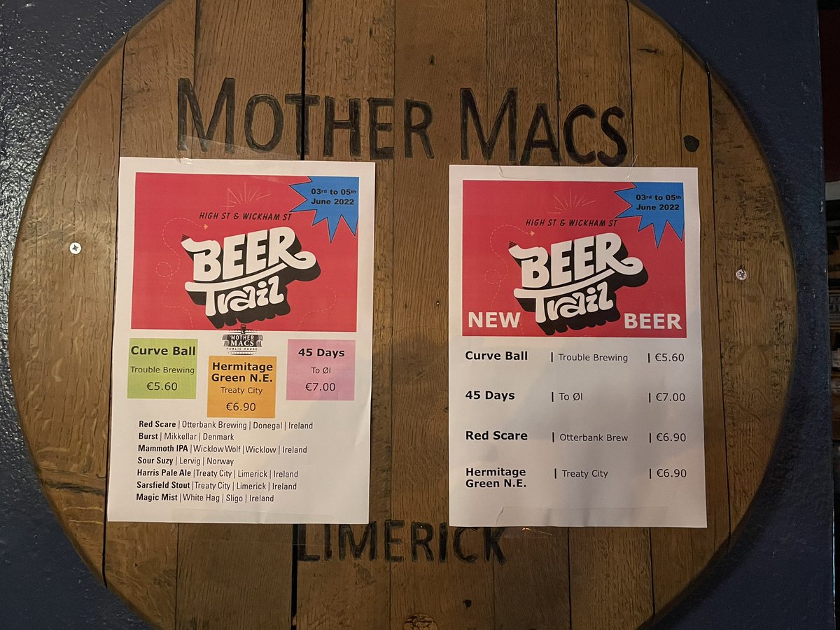 mothermacspub's tweet image. Beer trail continues today!!