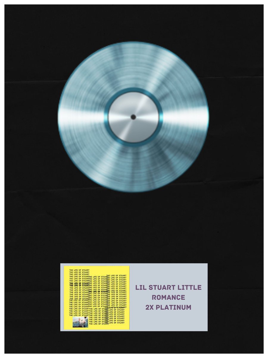 TheFlexData's tweet photo. Flex Certifications: @LilStuartLittle, Romance 2x Platinum (20,000) https://t.co/wDIUBqX5GB