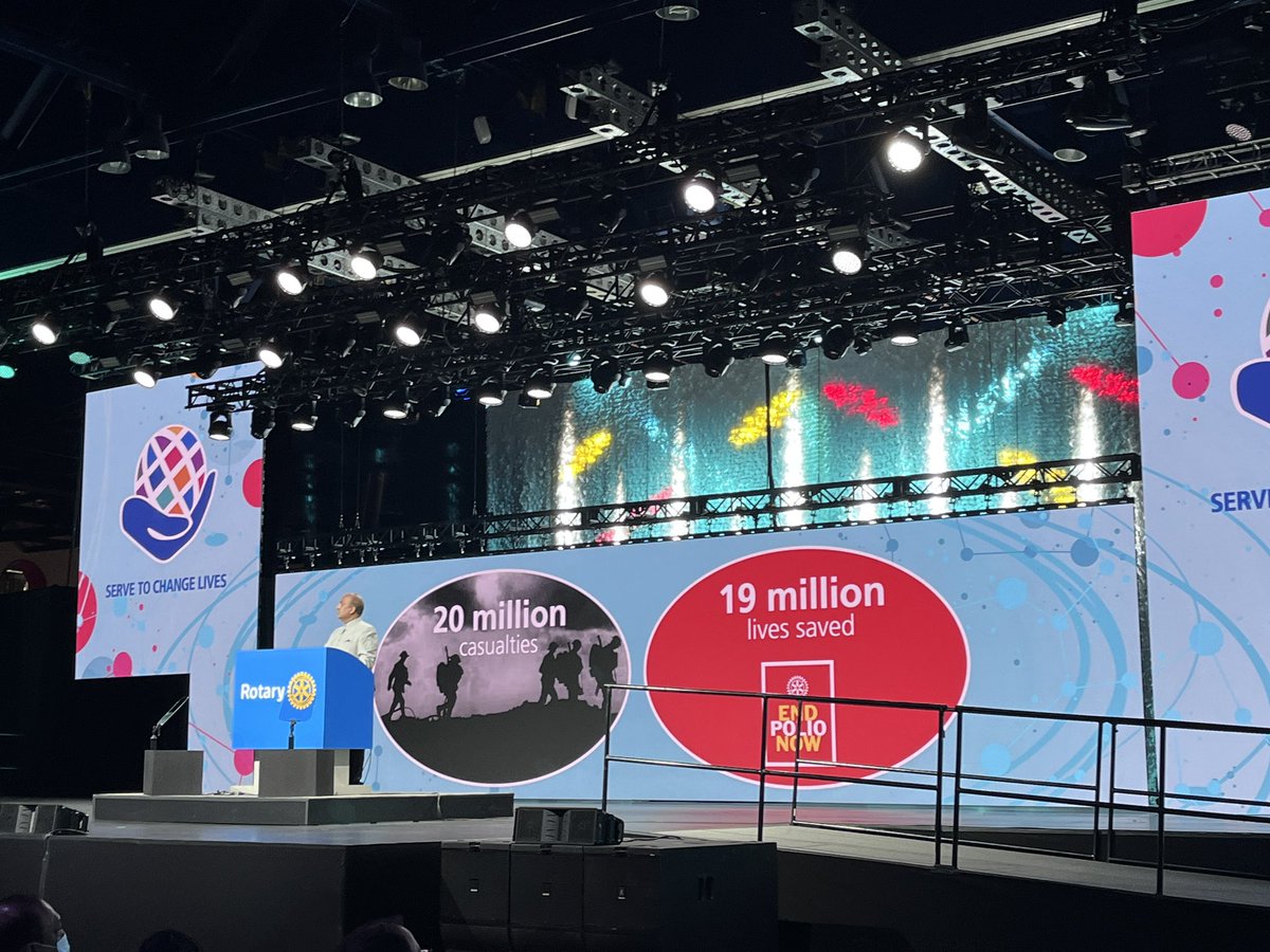 mikerotary's tweet image. The #EndPolio campaign has saved almost as many lives as were lost in the First World War. #Rotary22