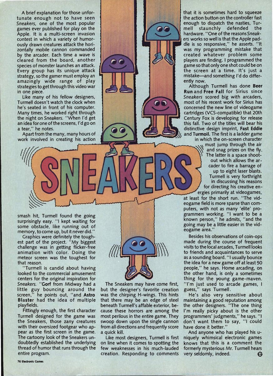 GameResearch_E's tweet photo. A profile on legendary game creator, THE Mark Turmell of NBA Jam fame.

Really good read for understanding the early stages of software kings, or “bedroom programmers” as they would be known in the UK. Turmell was one of the youngest in the US. https://t.co/xUZytXoGM0