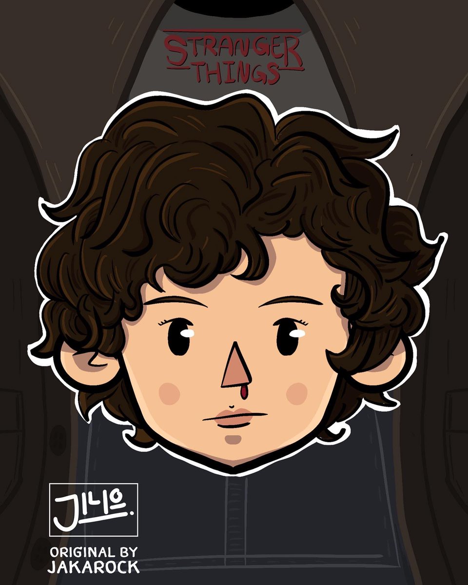 JAKAROCK_jkr's tweet photo. Fan Art น้องแอล จาก Stranger Things ซีรีย์ในดวงใจเลออ #StrangerThings #FANART #procreate #jakarock https://t.co/WcGYlHZyG6