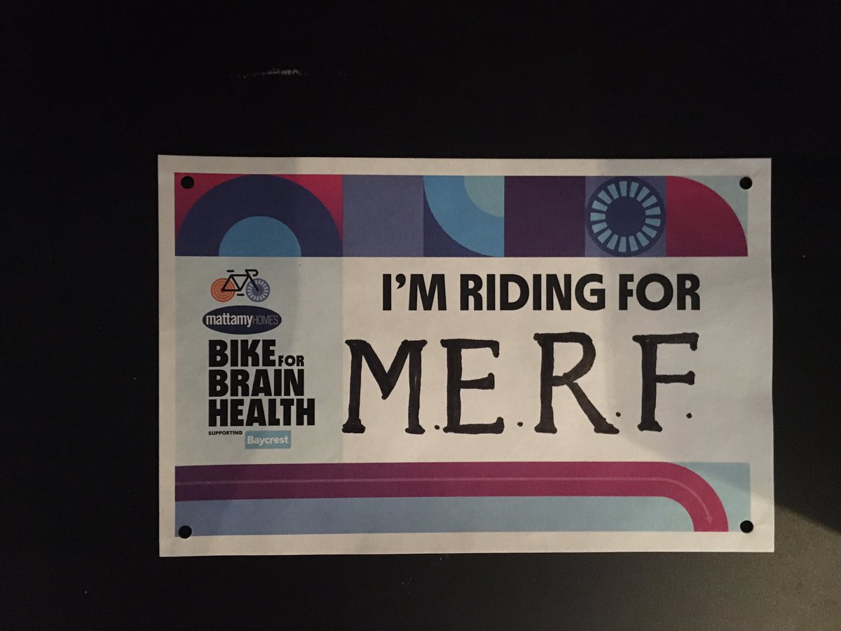 Dementia has affected my family and so many other families. Riding the car-free DVP is an excellent way to bring awareness to this awful disease. It also allows you to appreciate a beautiful Sunday on your bike! Exercise is key! @baycrest @rideforbrainhealth #digitaledu