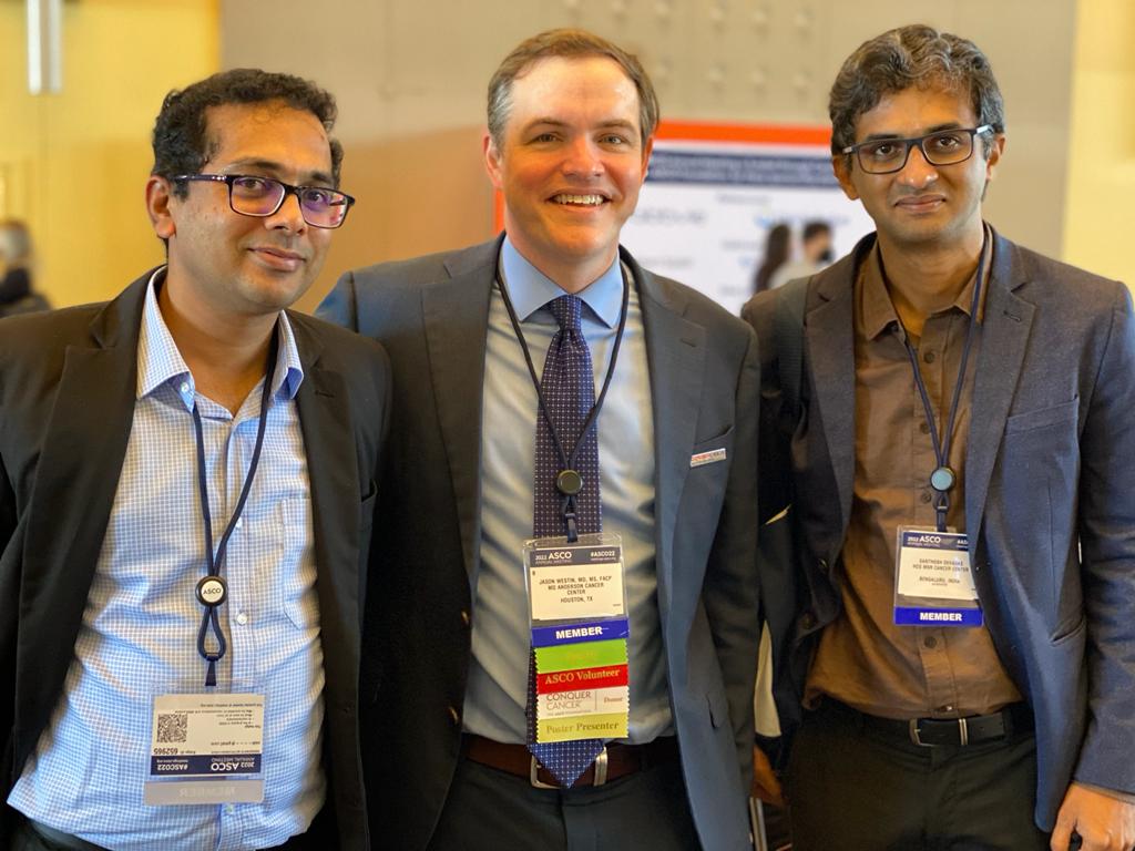 Dr Vishwanath S (@vishsath) on Twitter photo It was wonderful catching up with my mentor
<a href="/Lymphoma_Doc/">Jason Westin, MD FACP FASCO</a> at ASCO 2022! <a href="/ASCO/">ASCO</a> <a href="/CpoemF/">CPOEM FOUNDATION</a> <a href="/hidrhere/">Dr.Santhosh kumar Devadas</a> It was wonderful catching up with my mentor
<a href="/Lymphoma_Doc/">Jason Westin, MD FACP FASCO</a> at ASCO 2022! <a href="/ASCO/">ASCO</a> <a href="/CpoemF/">CPOEM FOUNDATION</a> <a href="/hidrhere/">Dr.Santhosh kumar Devadas</a>