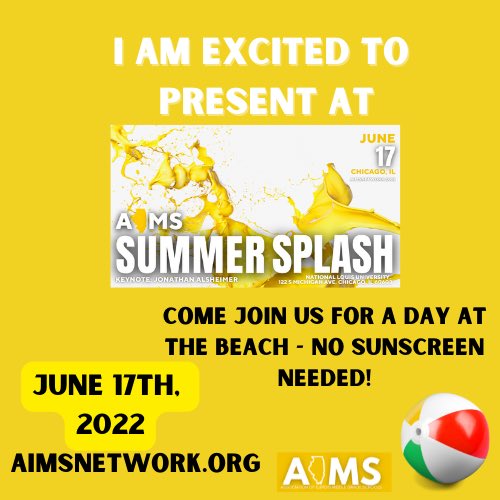 Super excited for this year’s <a href="/aimsnetwork/">Association of Illinois Middle Grade Schools</a> Summer Splash!  

Get ready to learn how to Engage.Empower.Excel your students with their learning for the upcoming school year!