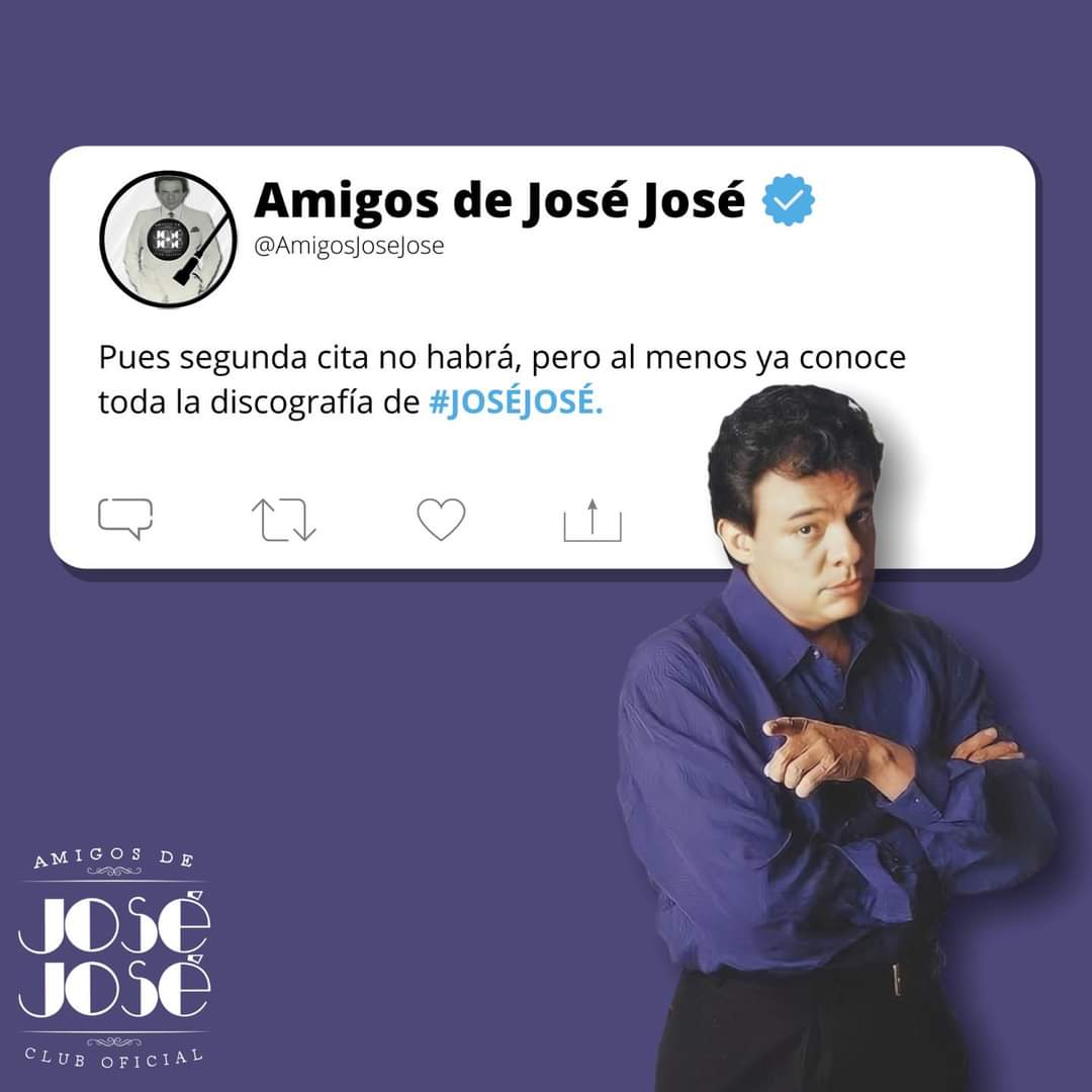 Amigos de José José Club de fans Oficial (@AmigosJoseJose) / Twitter